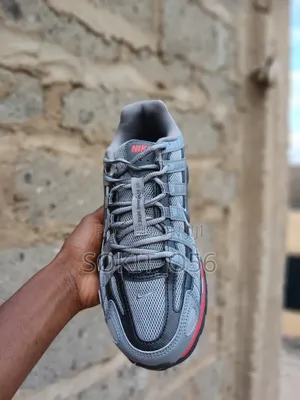 Grey and Black Nike P-6000 Sneaker