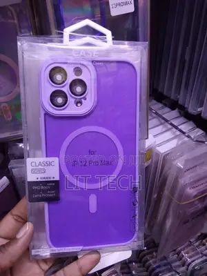 Purple Classic Series MagSafe Transluscent Case for iP 12 Pro Max
