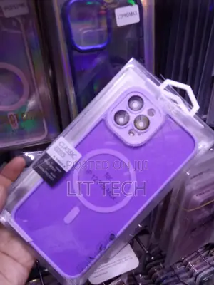 Purple Classic Series MagSafe Transluscent Case for iP 12 Pro Max