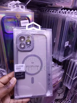 Grey Classic MagSafe Transluscent Case Designed for iP 12 Pro Max