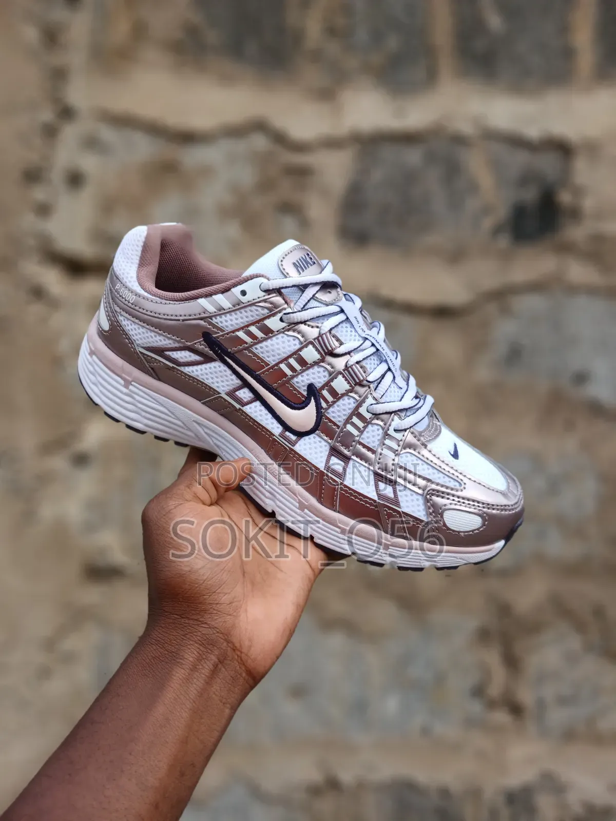 The Nike P-6000 the White/Purple Dynasty/Light Violet Ore
