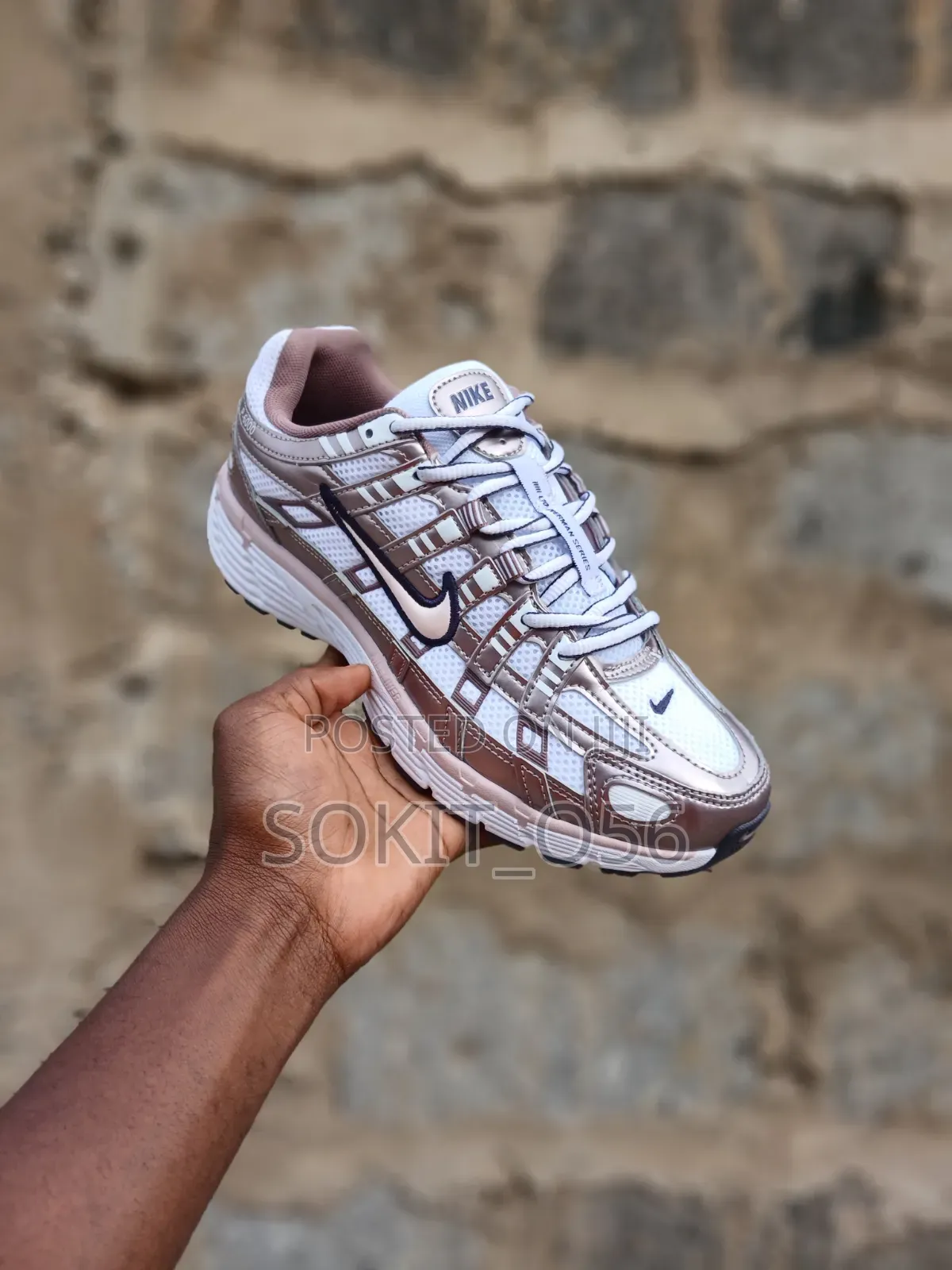 The Nike P-6000 the White/Purple Dynasty/Light Violet Ore