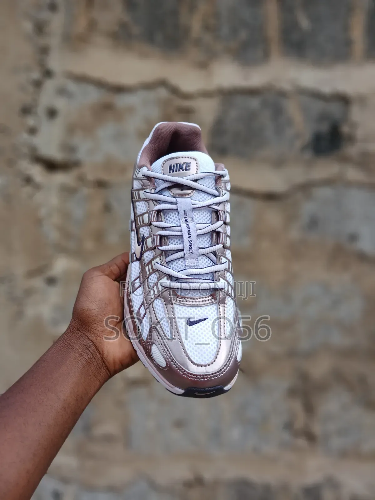 The Nike P-6000 the White/Purple Dynasty/Light Violet Ore