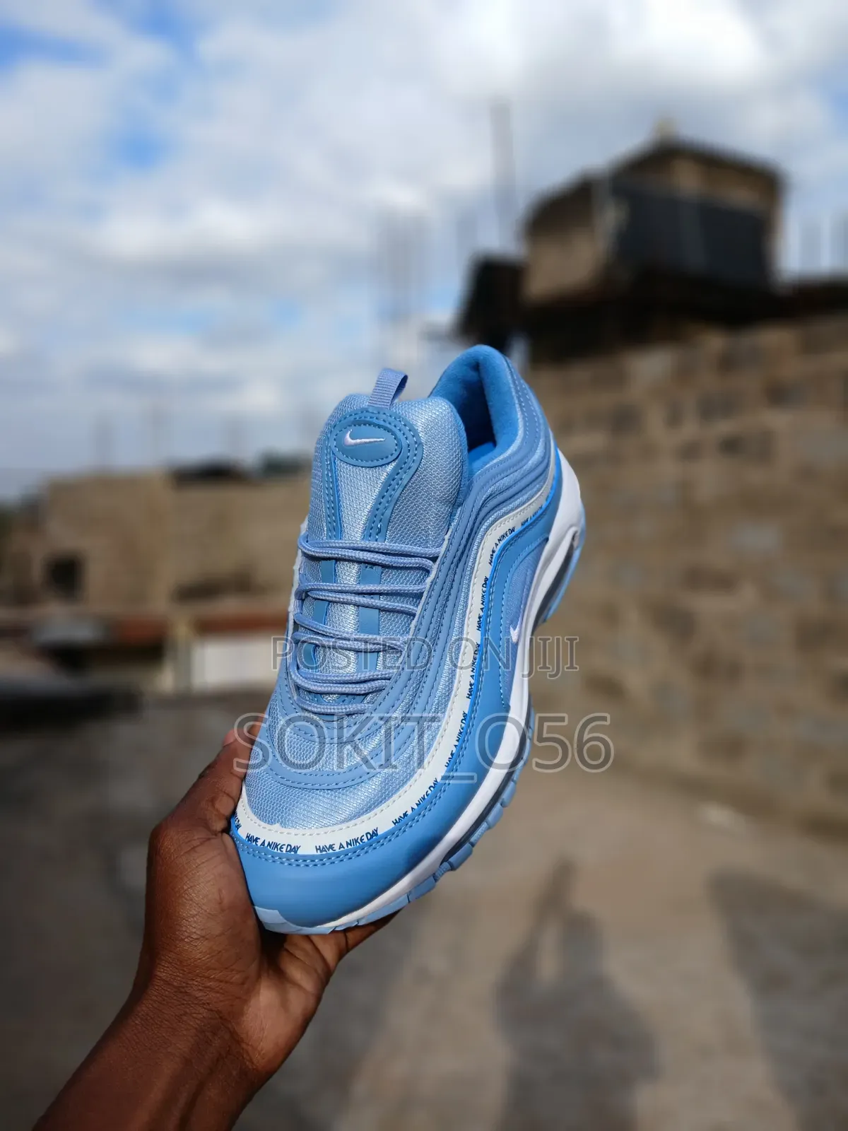 Light Blue Nike Air Max 97 “Have a Nike Day” Sneakers