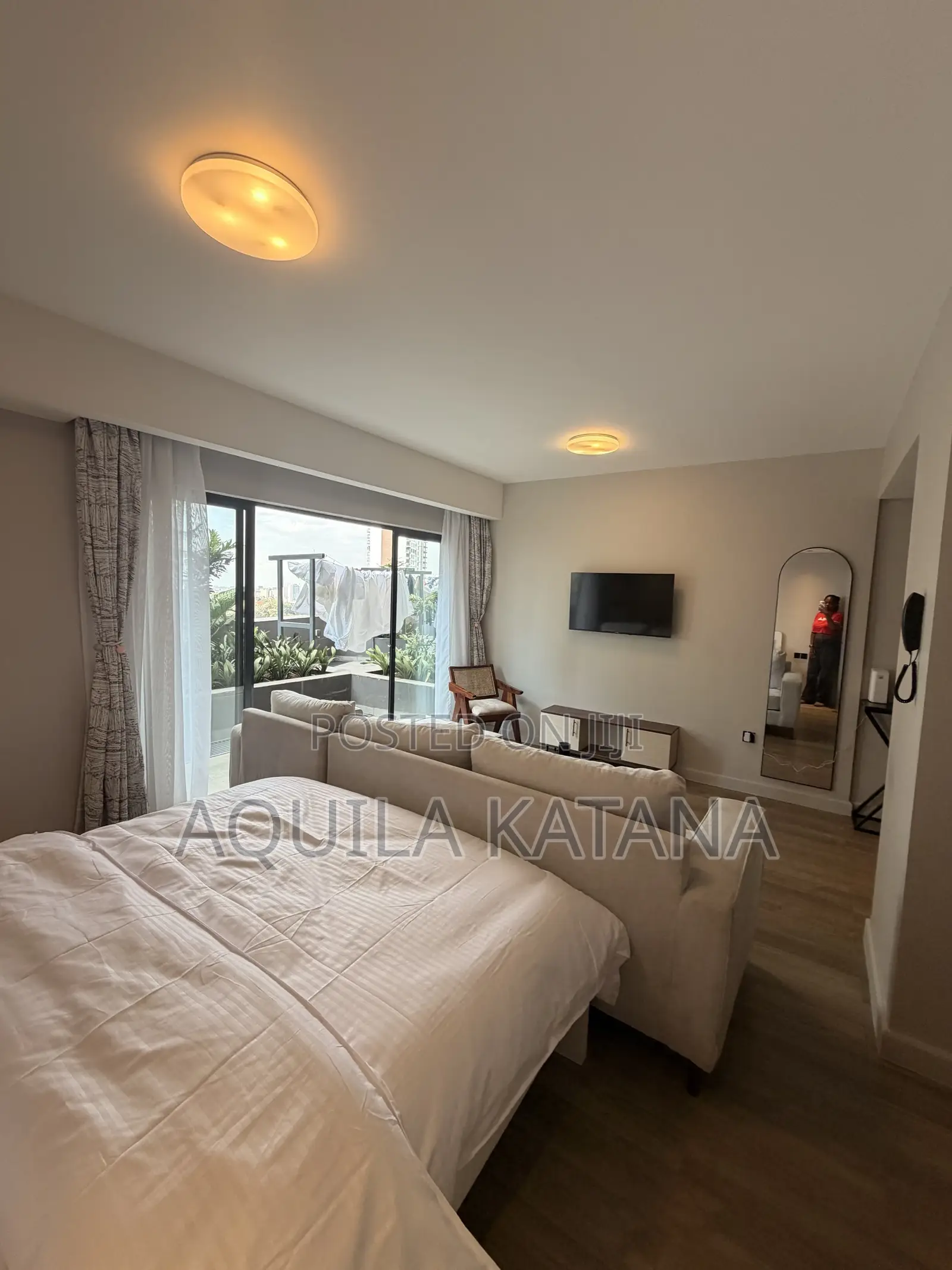 Modern Studio Apartment in Upperhill, Nairobi