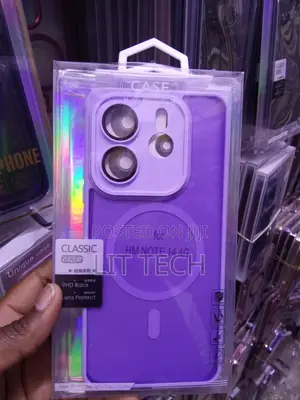 Purple Classic MagSafe Matte Case Designed for Xiaomi Redmi Note 14 4G
