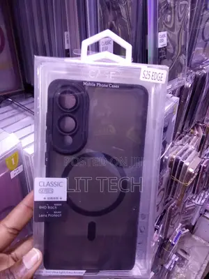 Black MagSafe Matte Case Explicitly for Samsung Galaxy S25 EDGE