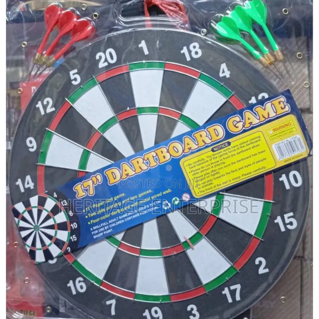 Dart Board 17inche Board,