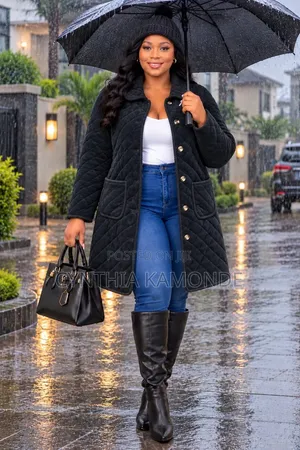 Velvet and Puffy Trenchcoat