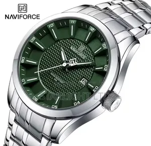 Watch With Textured Dial Luminous Hands