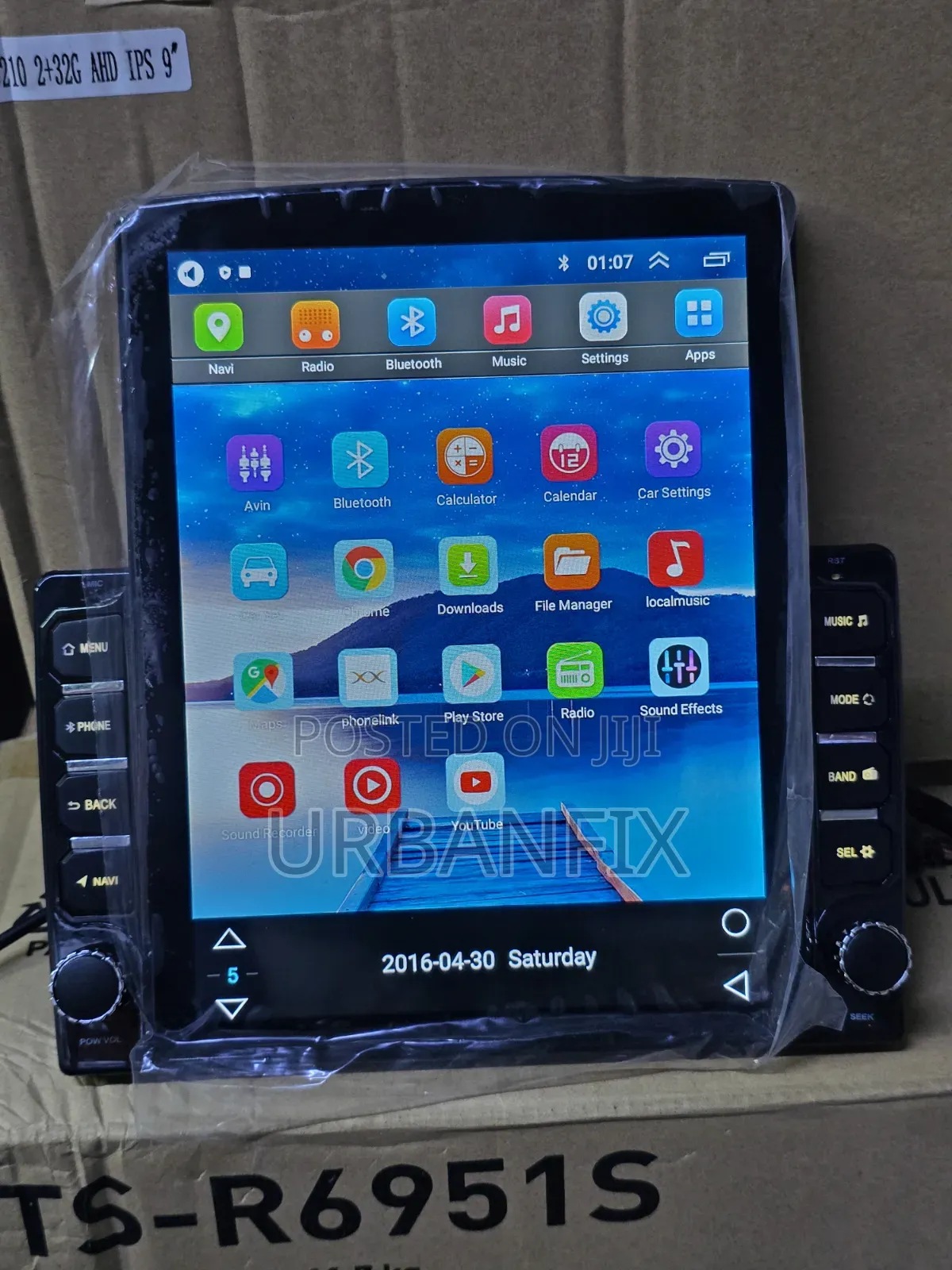 9 Inch Tesla(Inverted) Android Car Radio With 2gb/32gb