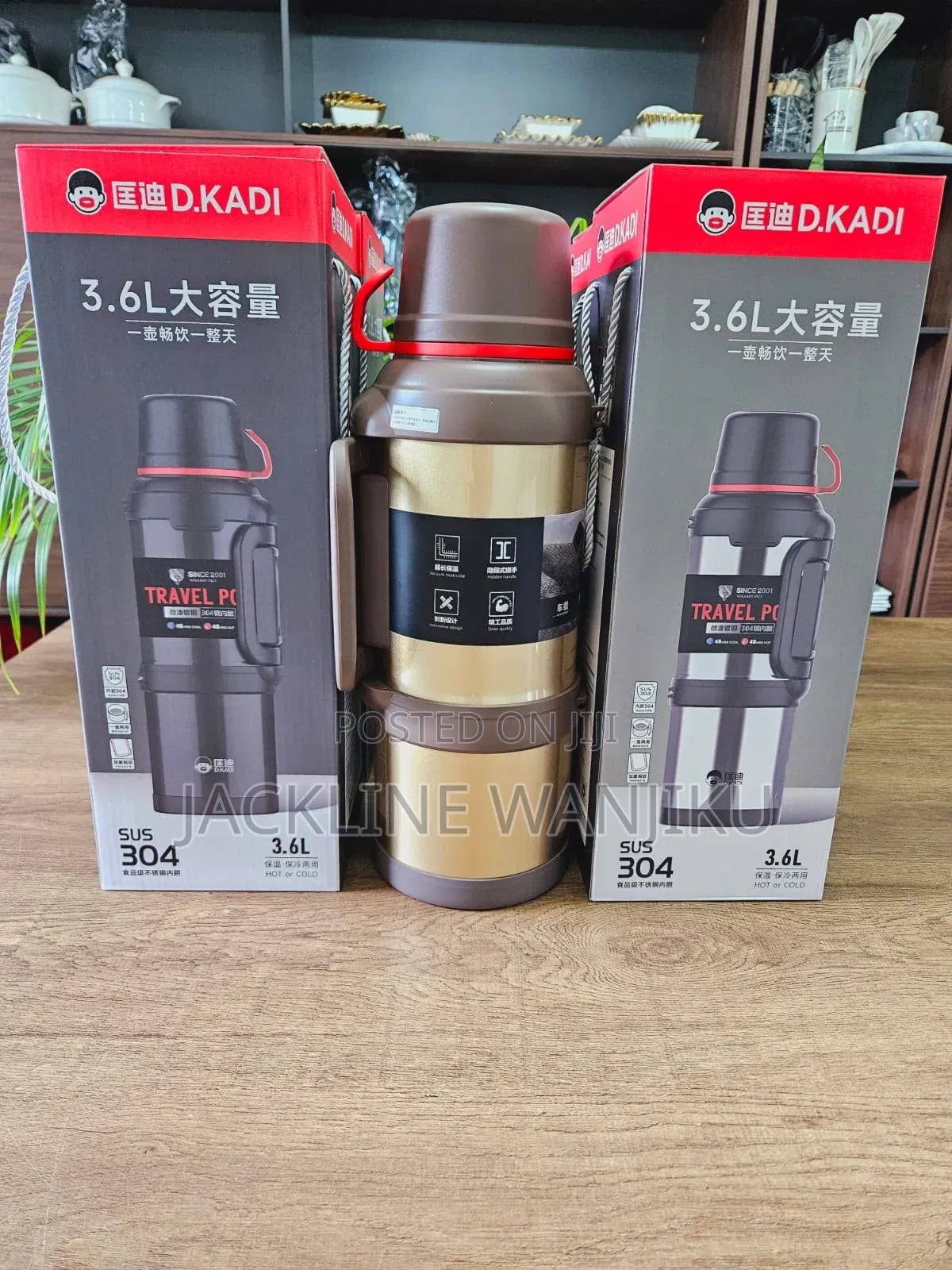 Keep Your Beverages Hot or Cold for Longer With the D.KADI 3.6L Flask