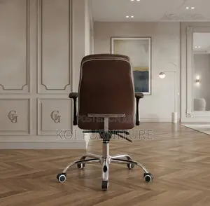 Office Chairs; Recliner Brown Leather Modern Chairs