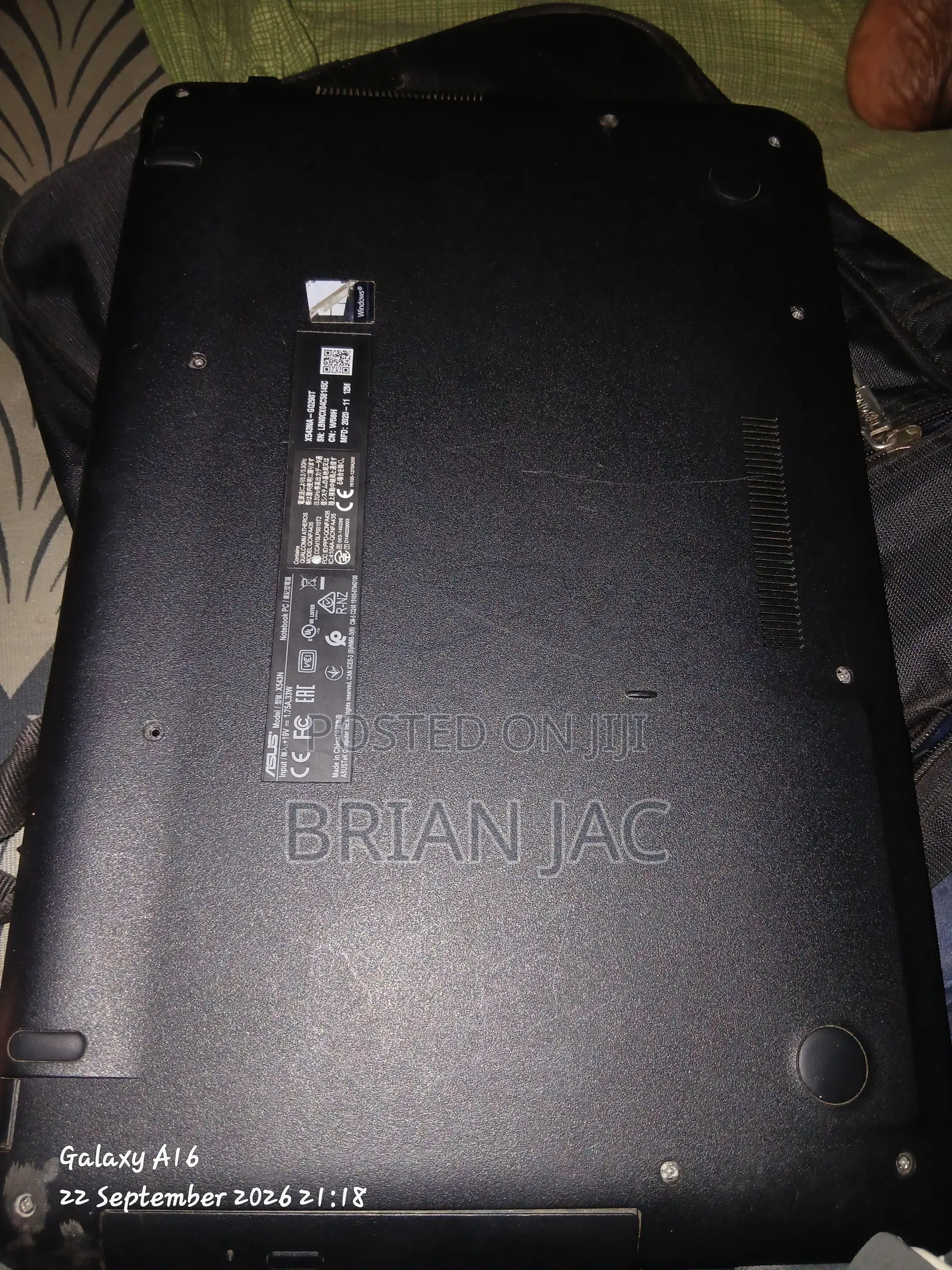 New Laptop Asus A42Jr 4GB Intel Core 3 HDD 1T