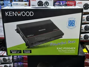 Kenwood 1200watts 4-Channel Bridgeable Amplifier With Cooling Fan