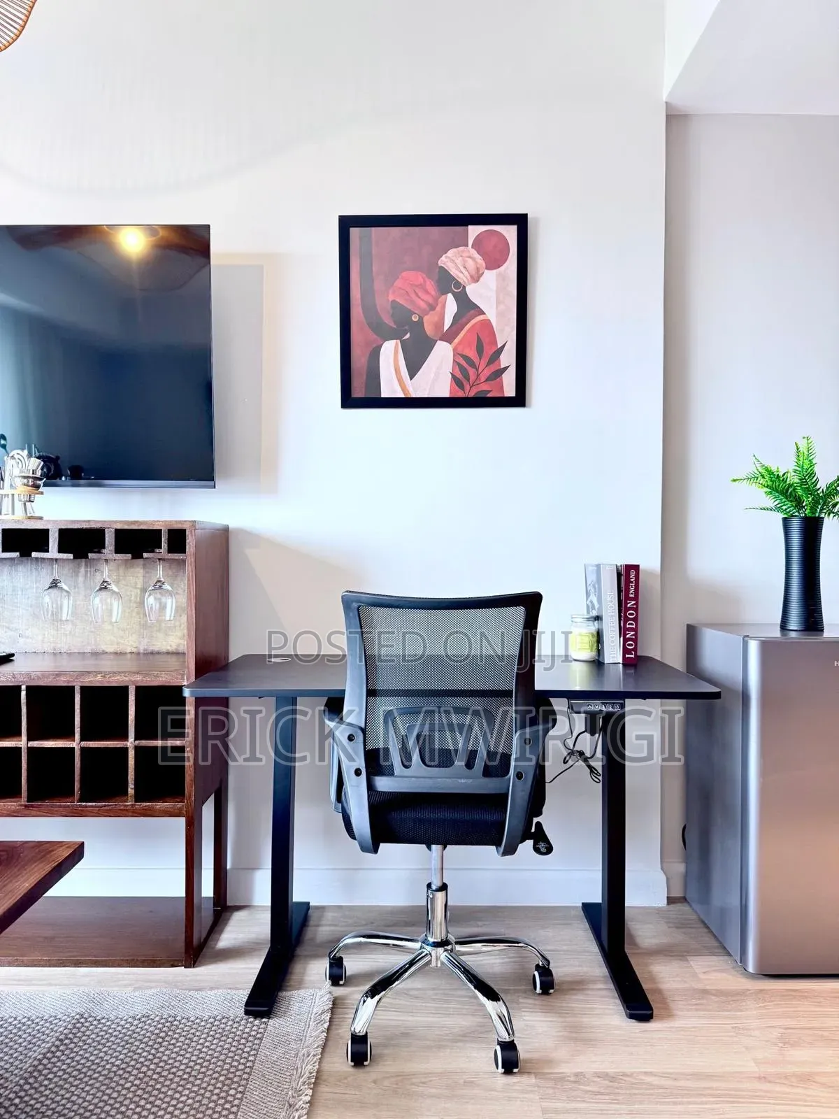 Furnished Studio Apartment in Milimani for rent