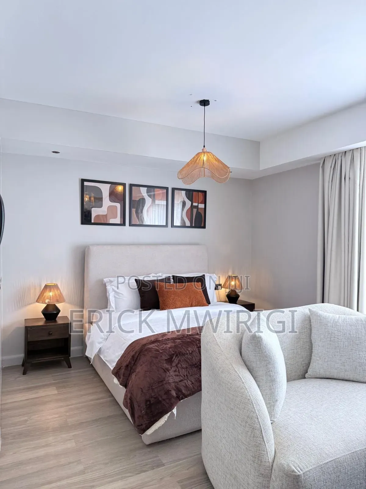 Furnished Studio Apartment in Milimani for rent