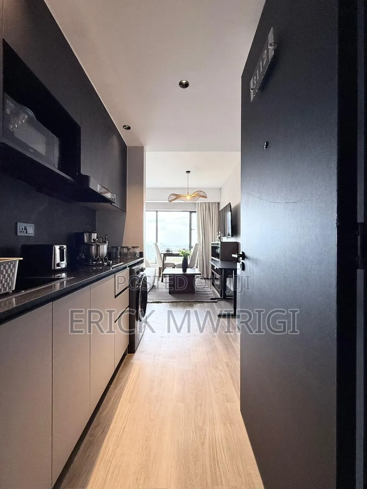 Furnished Studio Apartment in Milimani for rent