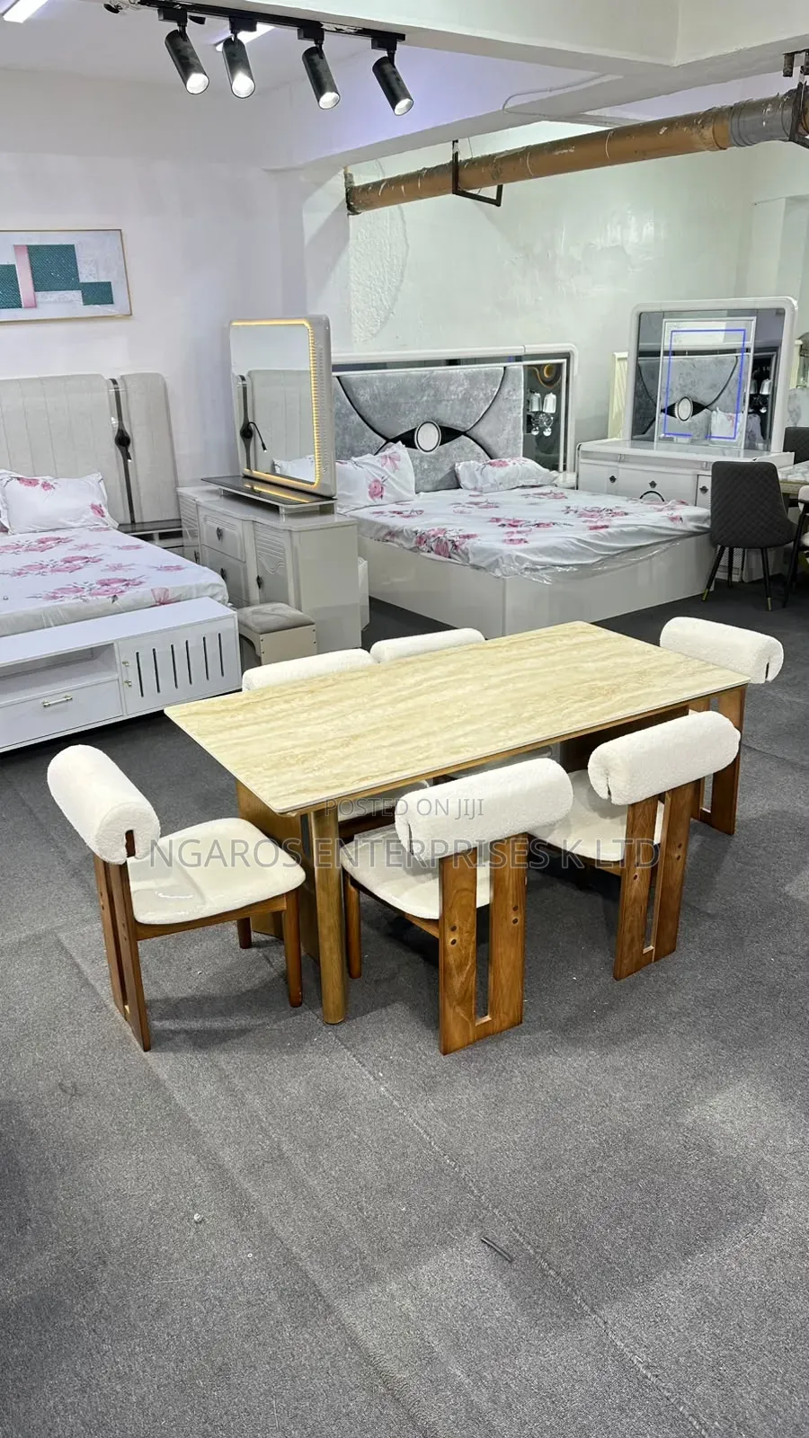 Brand New Imported Marble Dining Set