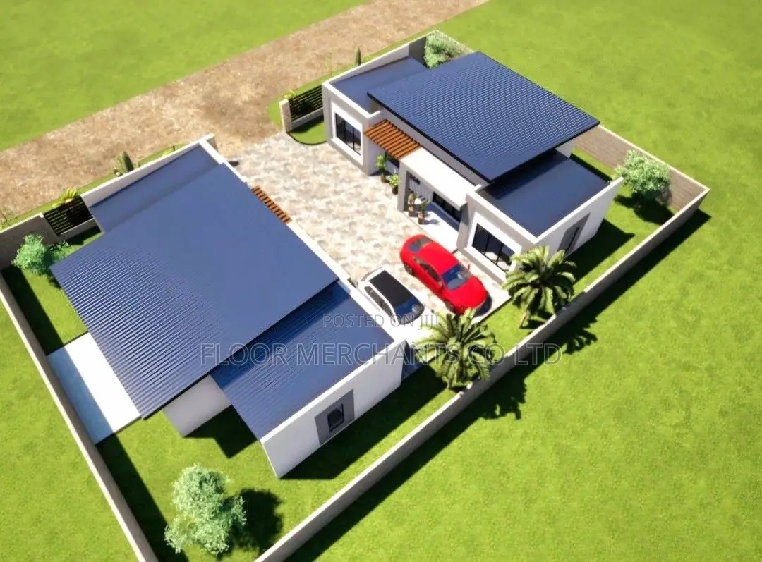 Contemporary Flat Roof House