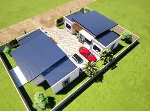 Contemporary Flat Roof House