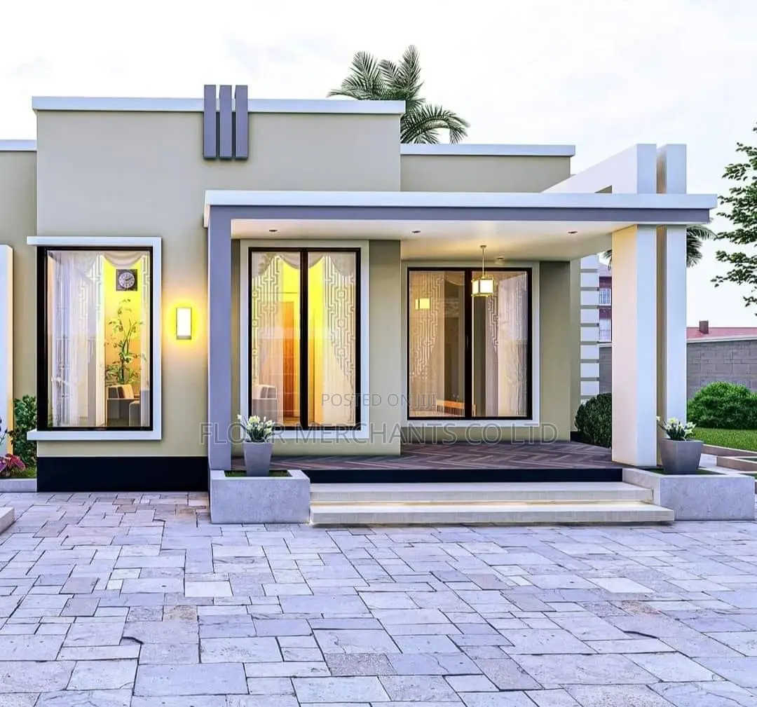 Minimalist Flat Roof Bungalow