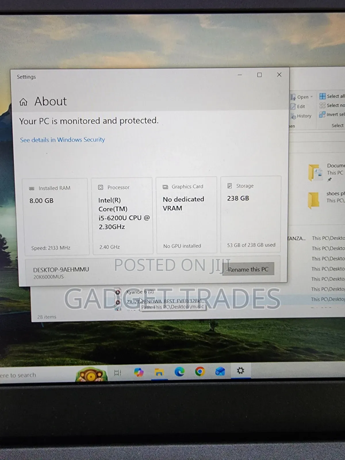 Laptop Lenovo ThinkPad X270 8GB Intel Core i5 SSD 256GB