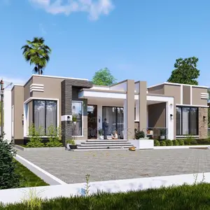 Sleek Roofless Bungalow Desig