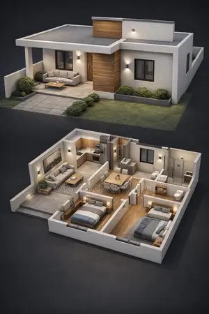 Sleek Roofless Bungalow Design