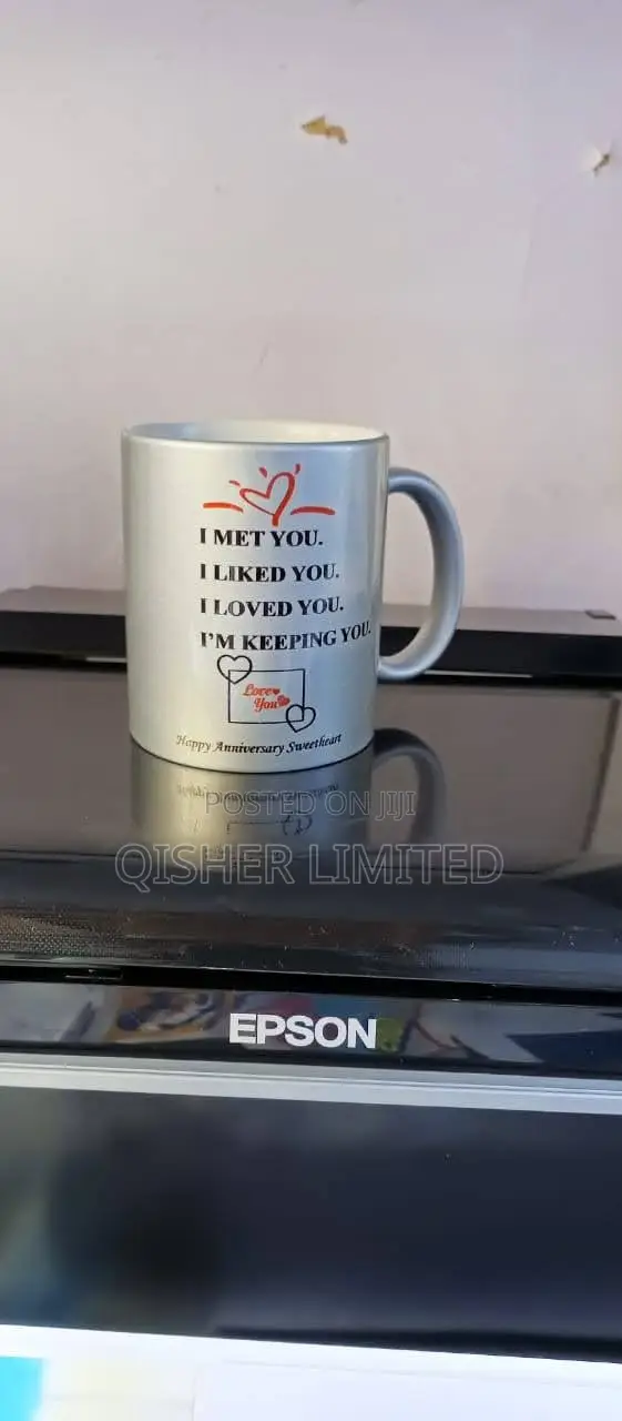 Silver Printed Mugs