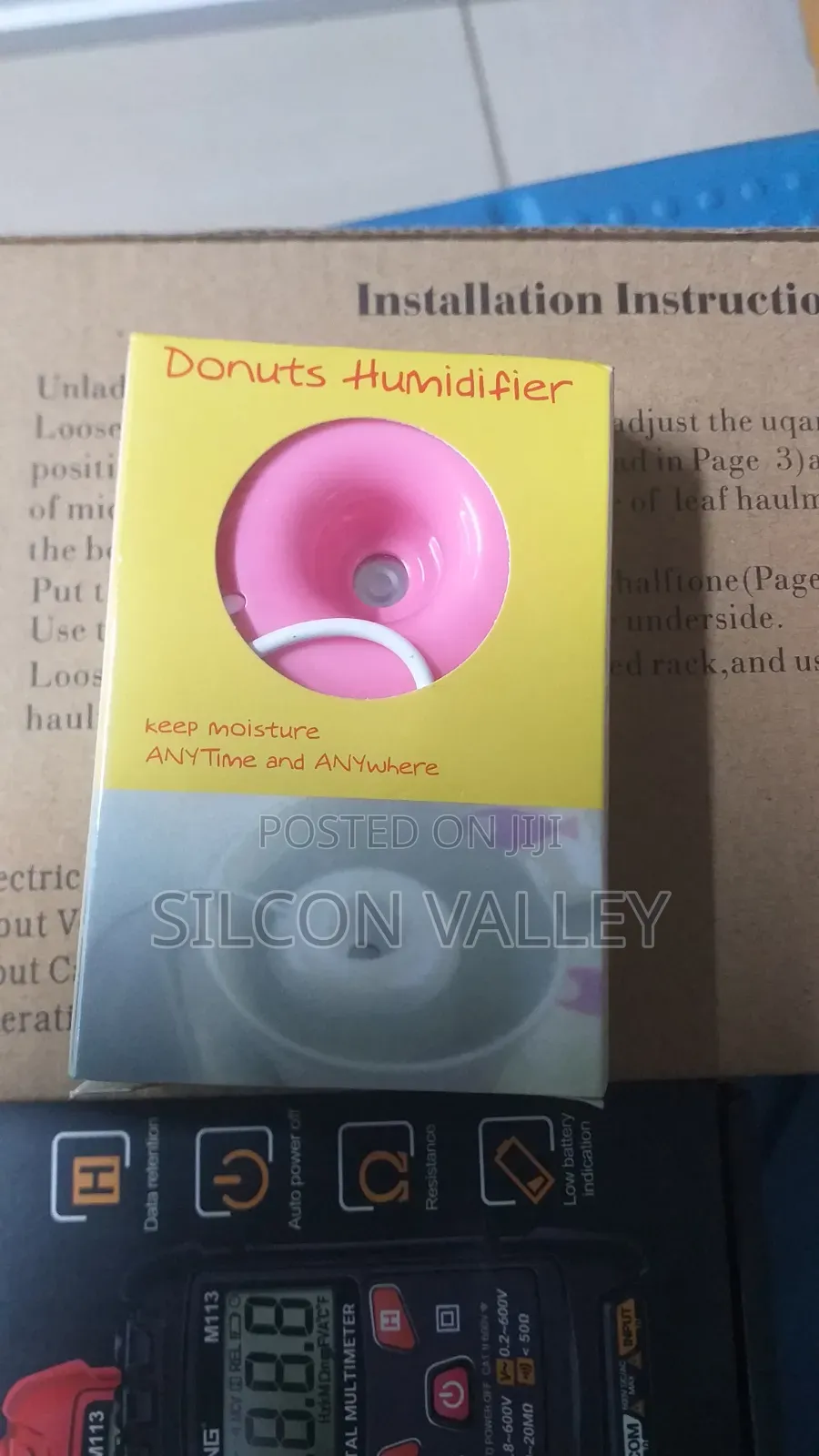 Donuts Humidifier Compact Mini Floating Air Diffuser Mister