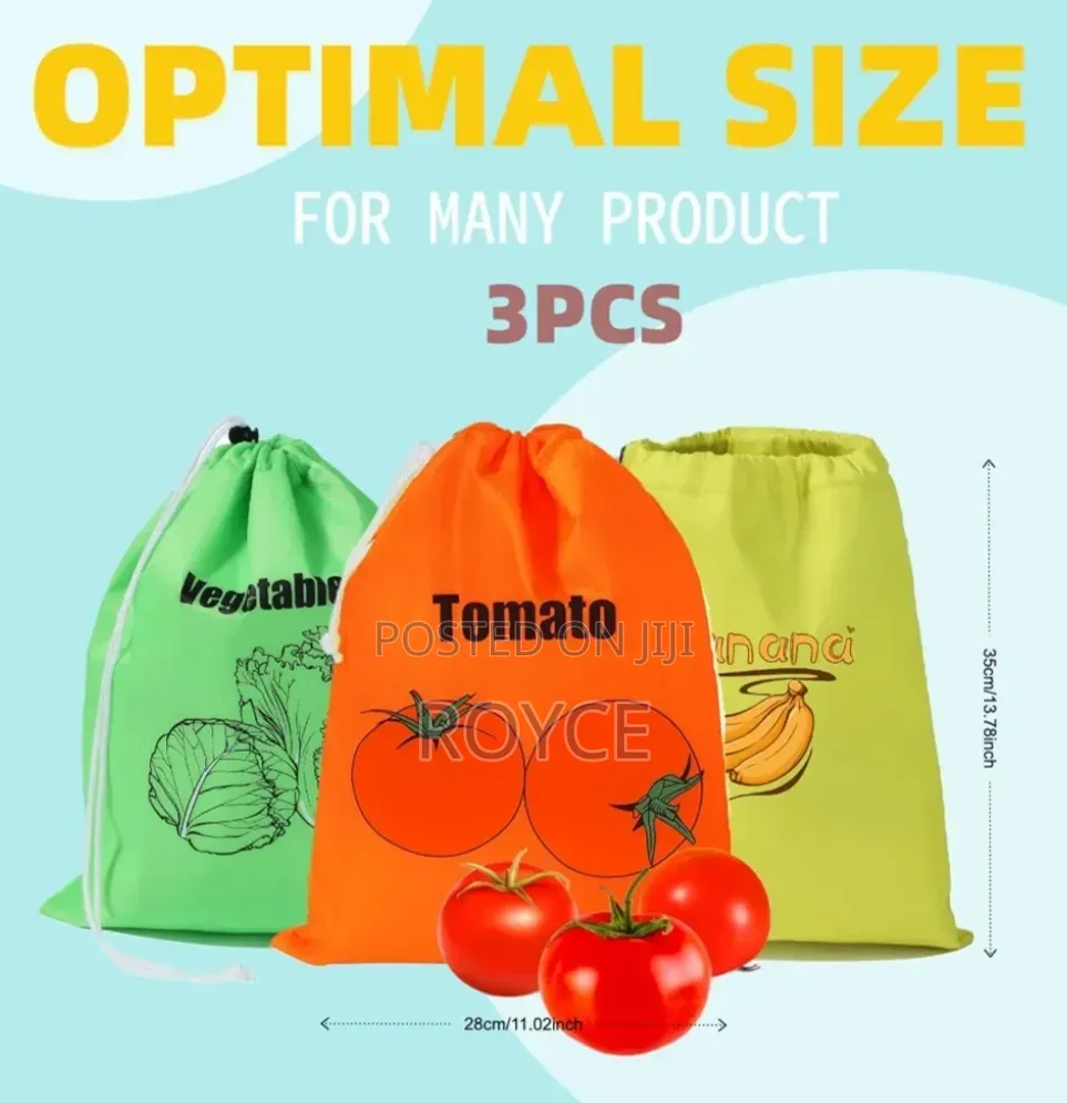 3pcs Reusable Storage Bags