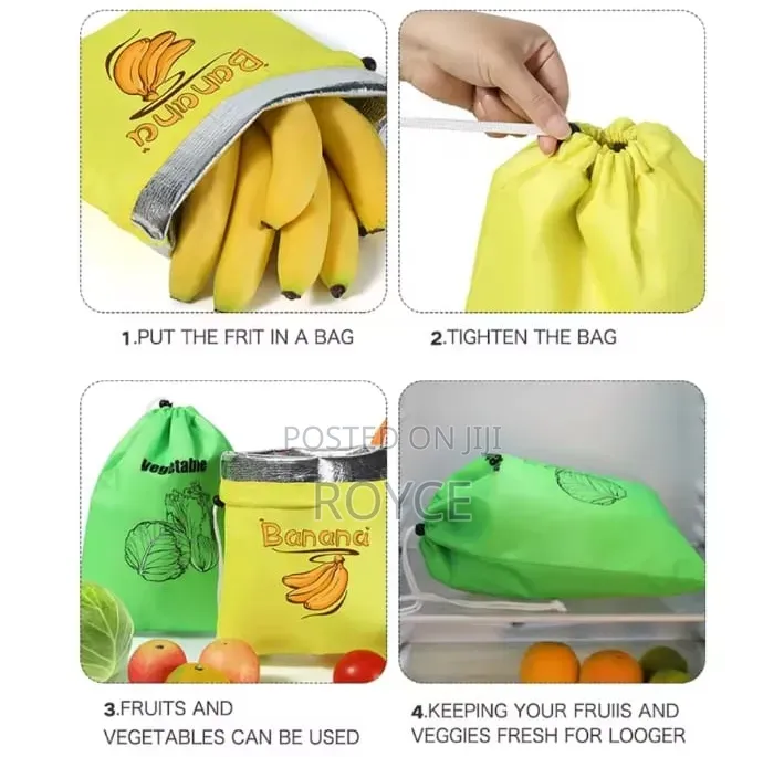 3pcs Reusable Storage Bags