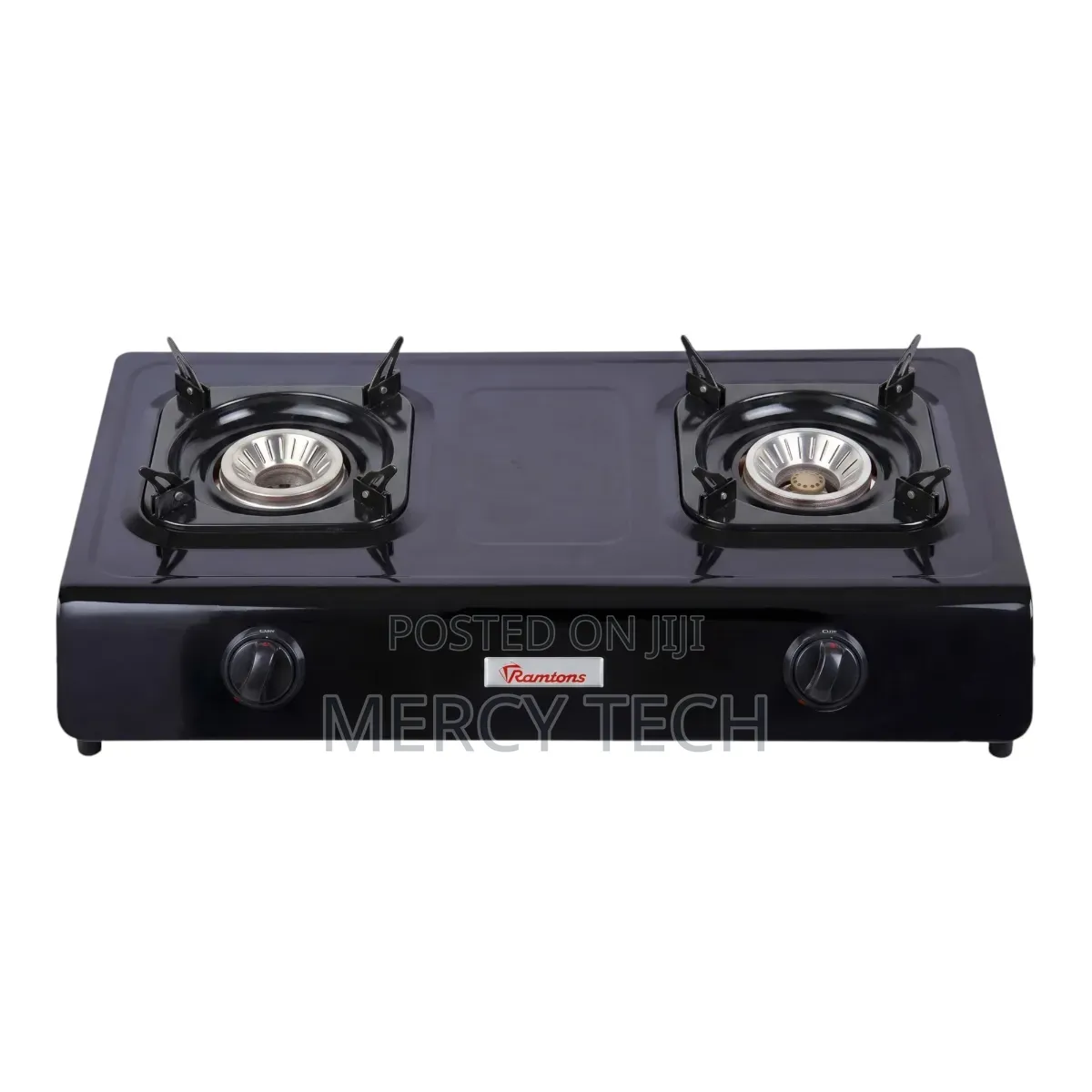 Ramtons RG/516 2-Burner Gas Cooker (Black)