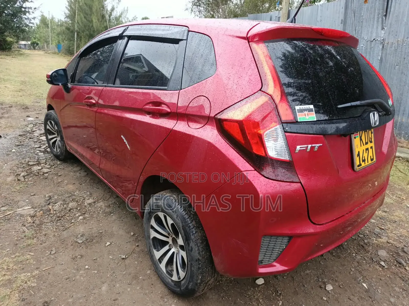 Honda Fit 2017 Red