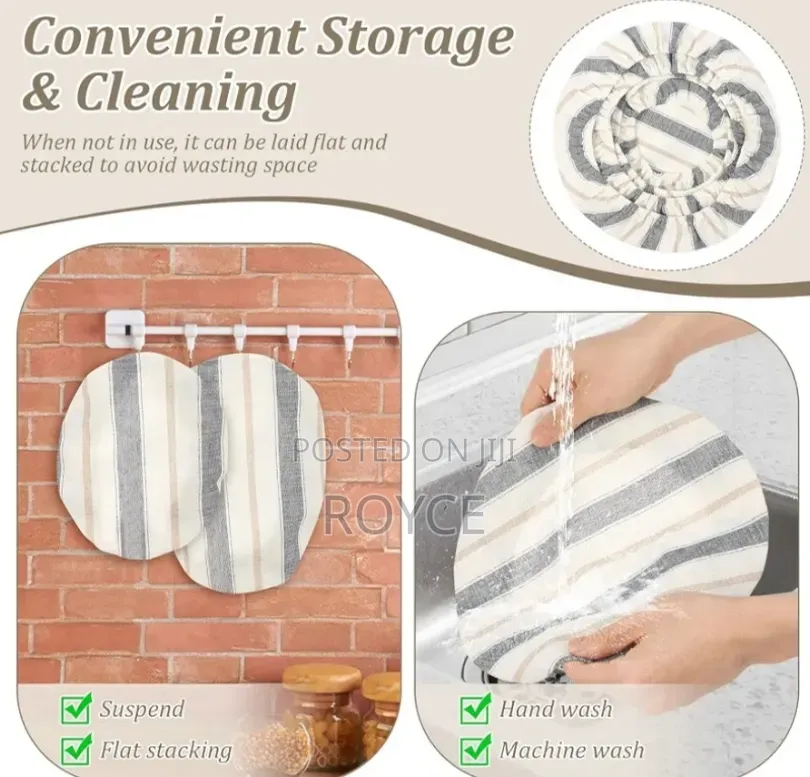 4pcs Cloth Bowl Covers