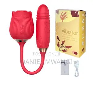 2 in 1 Rose Vibrator ,Dildo, Sex Toy