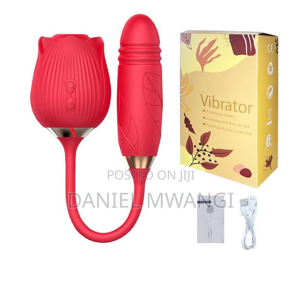 2 in 1 Rose Vibrator ,Dildo, Sex Toy