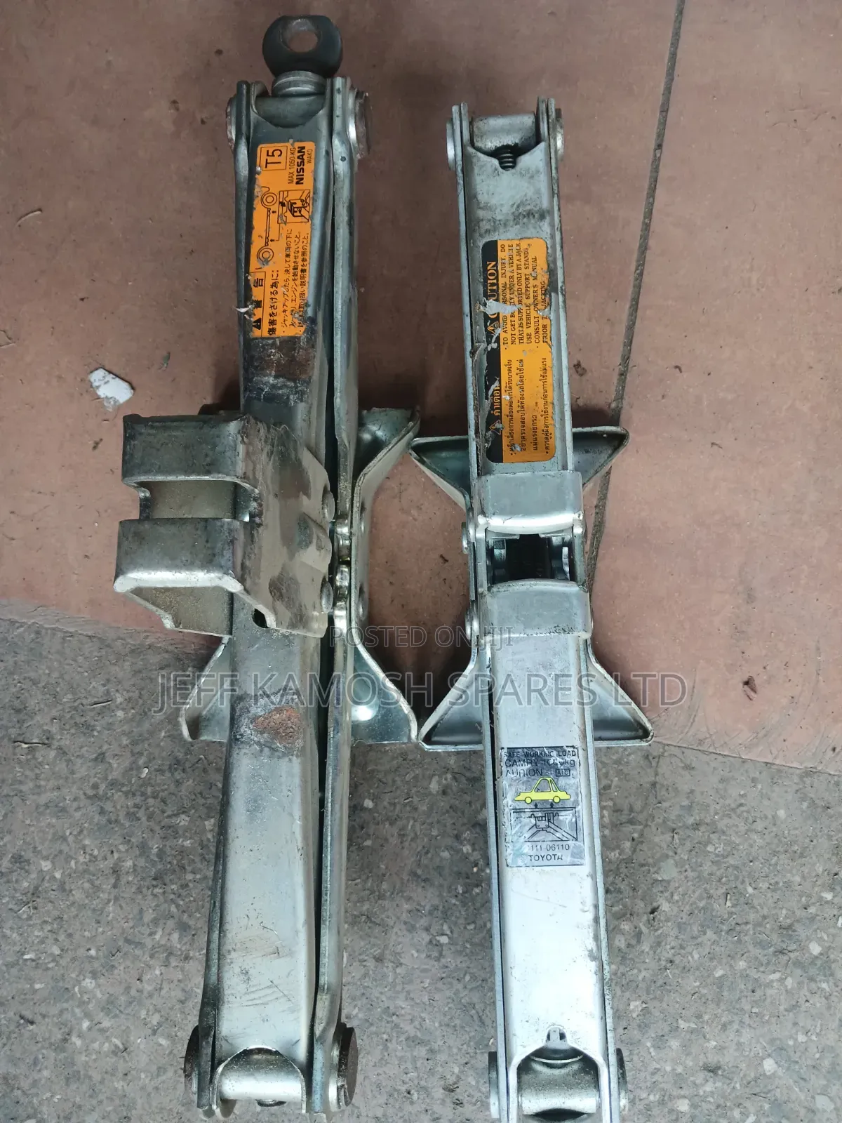 Assorted Motor Vehicles Jack Available