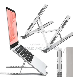 Portable Adjustable Mettalic Laptop Stand