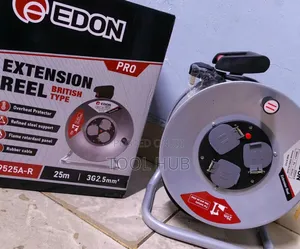 QEDON PRO ED9525A-R 25m Extension Reel (British Type).