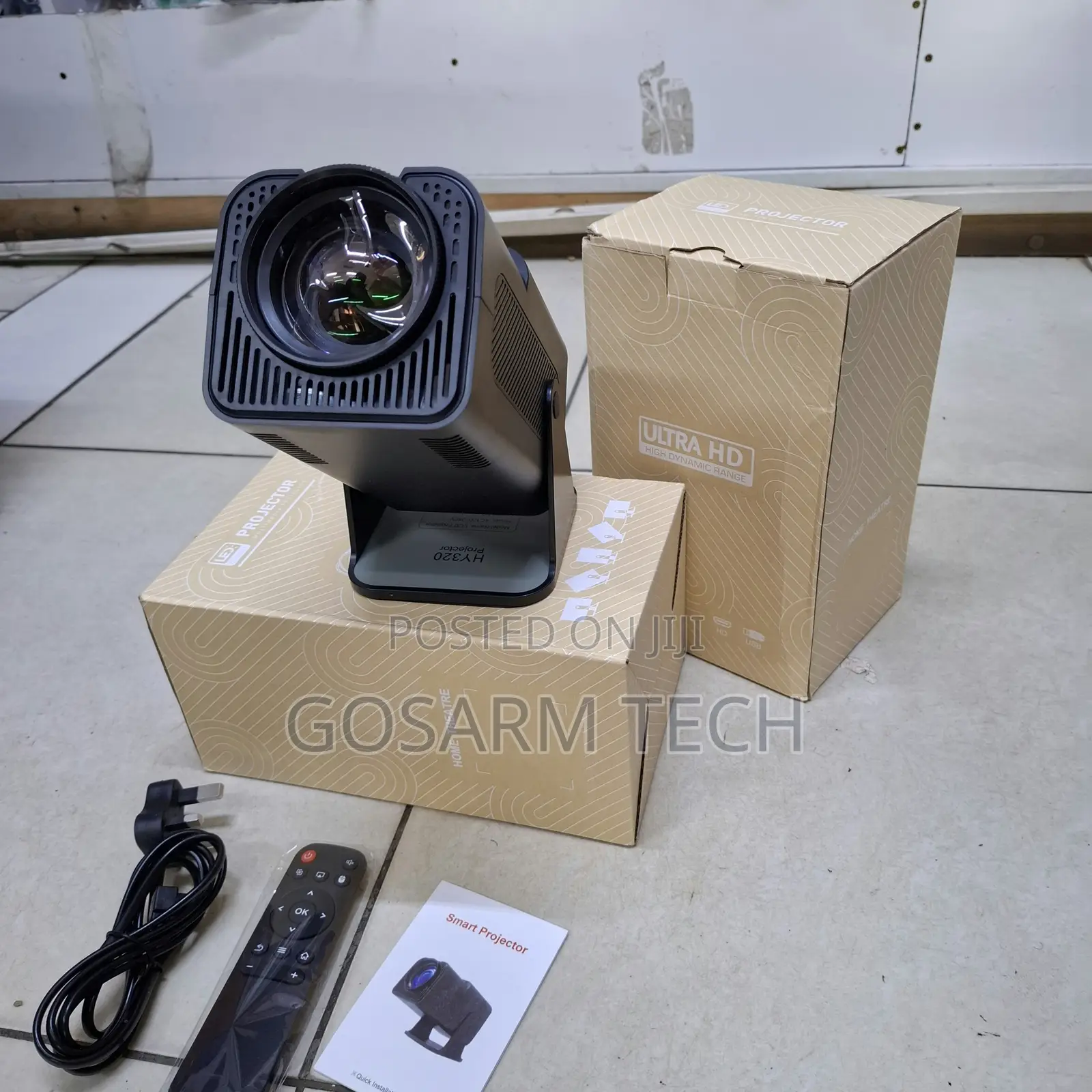 Wifi Smart Android 13 Projector Hy320 With Youtube +Bluetooth