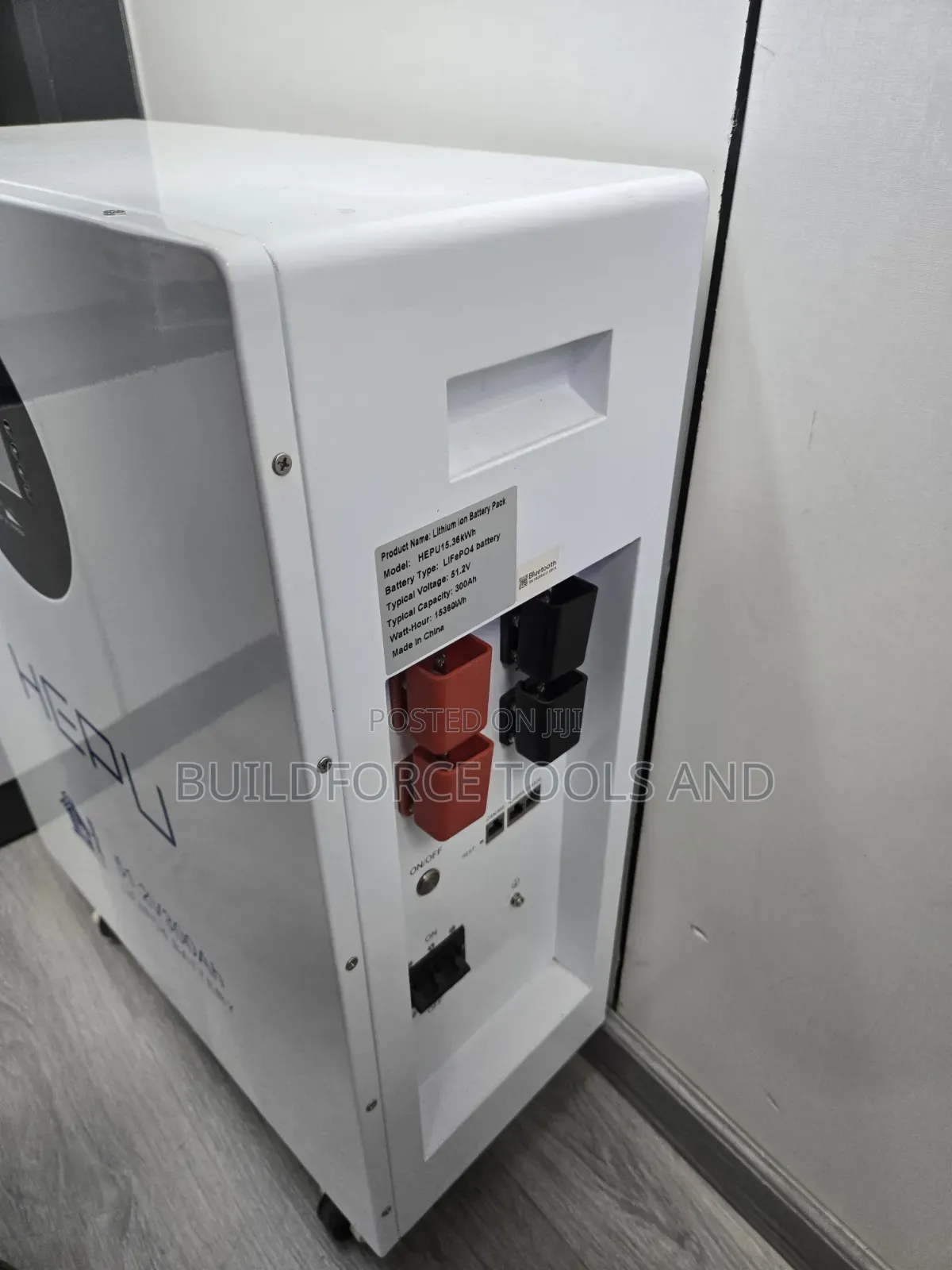 HEPU 15.36kWh 51.2V 300Ah LiFePO4 Lithium-Ion Battery