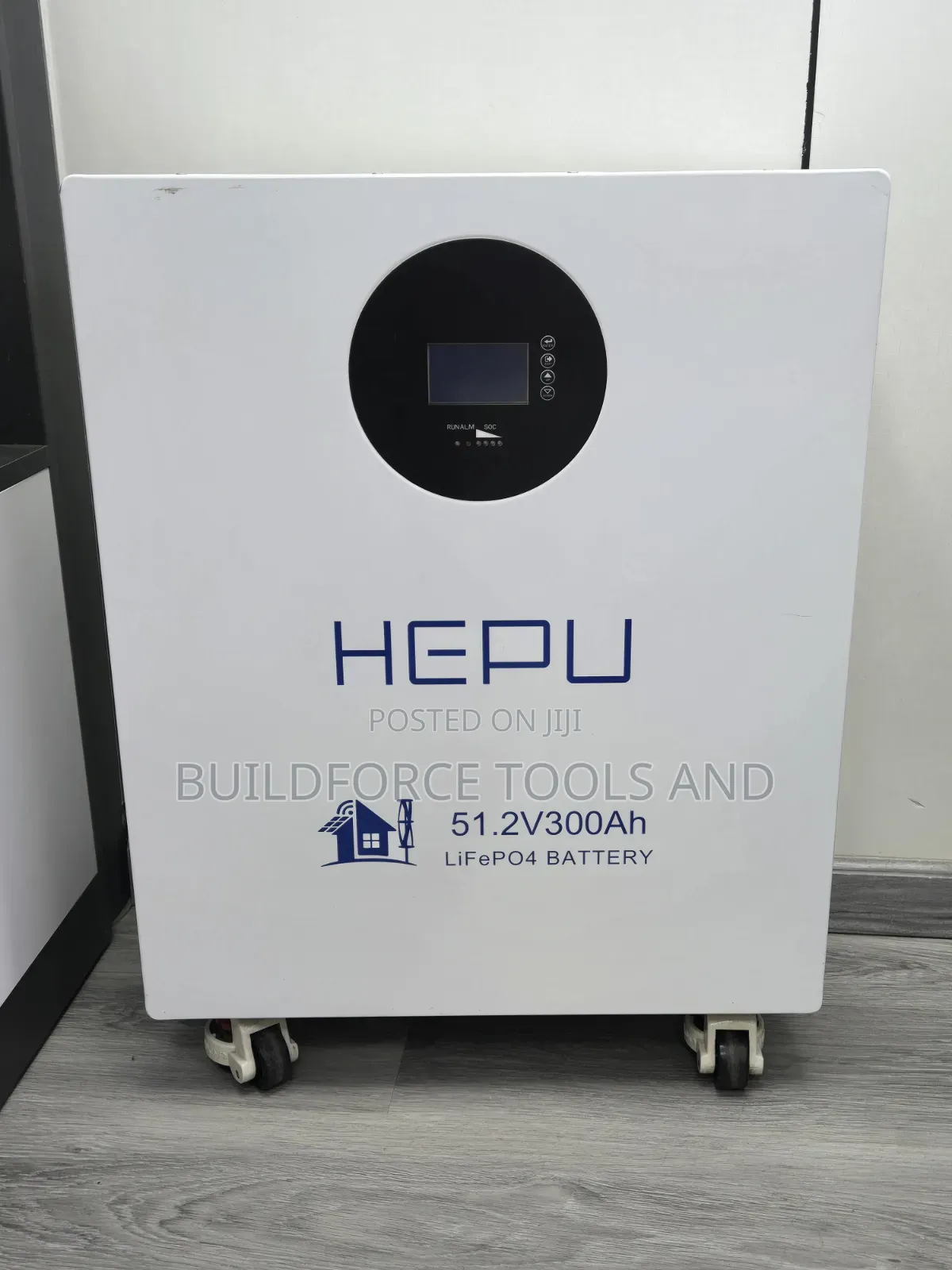 HEPU 15.36kWh 51.2V 300Ah LiFePO4 Lithium-Ion Battery