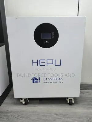 HEPU 15.36kWh 51.2V 300Ah LiFePO4 Lithium-Ion Battery
