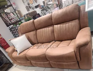 Sem-Recliner Sofa Set