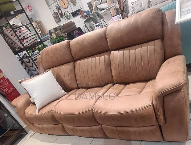 Sem-Recliner Sofa Set - thumbnail 2