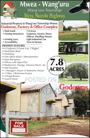 Godown, Factory Office Complex