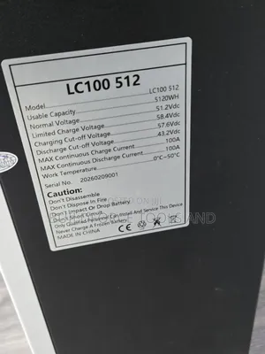 Solar Nyumbani 5.12kWh 100Ah 51.2V Lithium Battery