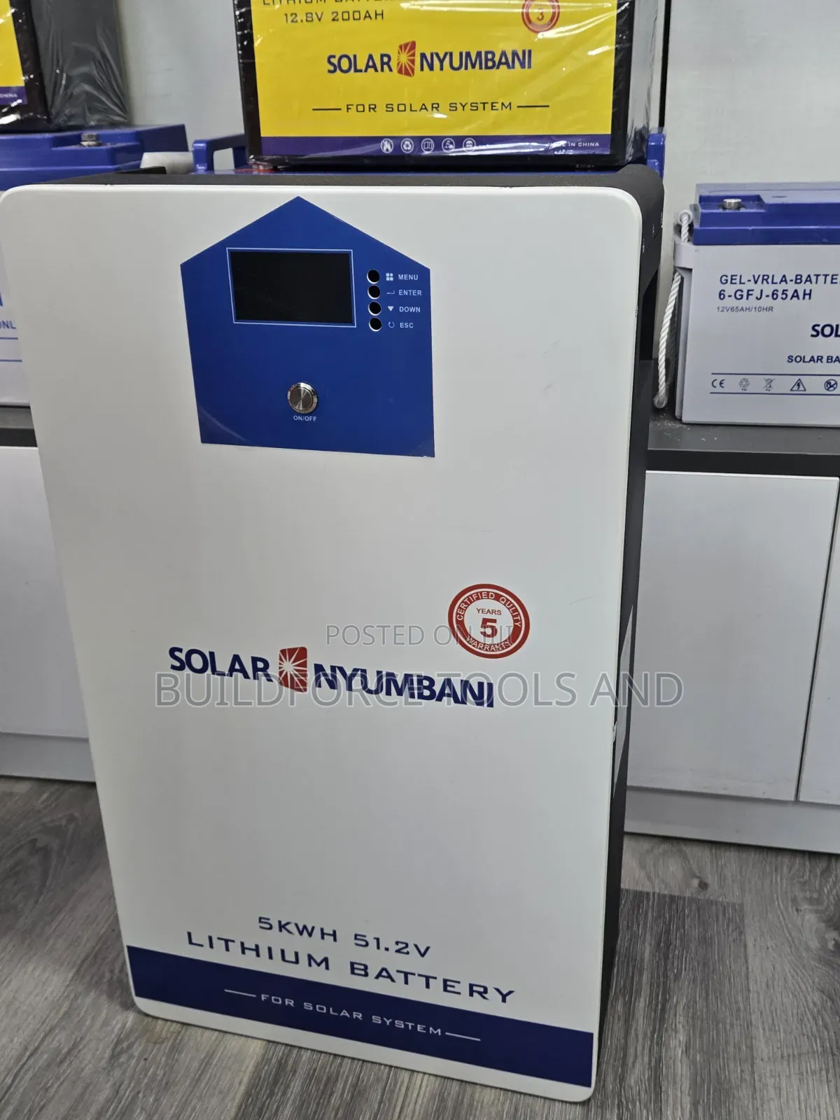 Solar Nyumbani 5.12kWh 100Ah 51.2V Lithium Battery
